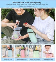 Load image into Gallery viewer, 食品級矽膠密封扣保鮮袋1500ml
