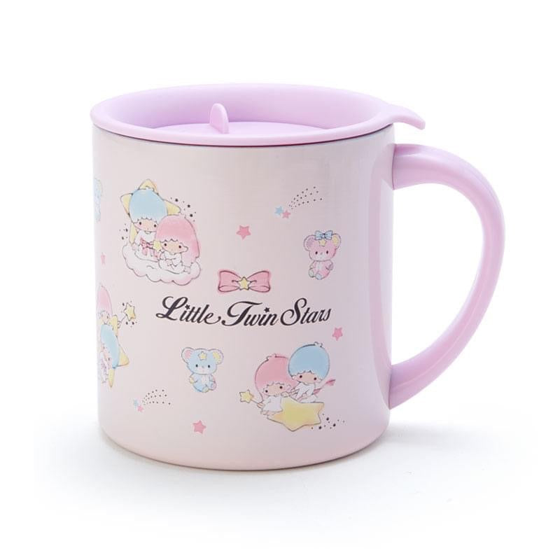 日本🇯🇵 Sanrio 三星麗鷗蓋式不绣鋼杯～Little Twin Stars 300ml