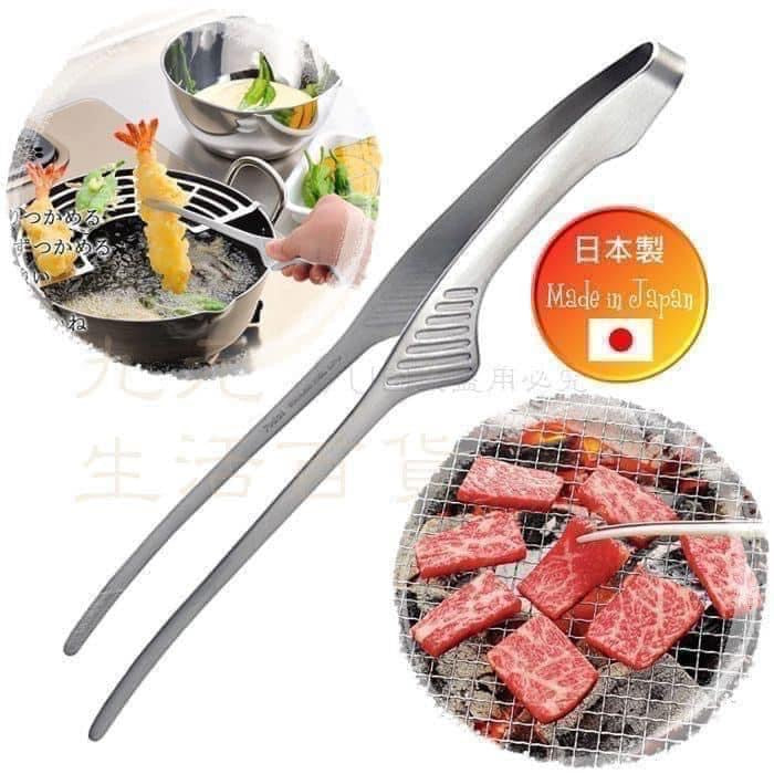 日本製 下村企販 多功能食物鉗～燒烤/油炸/烤肉/耐熱料理夾