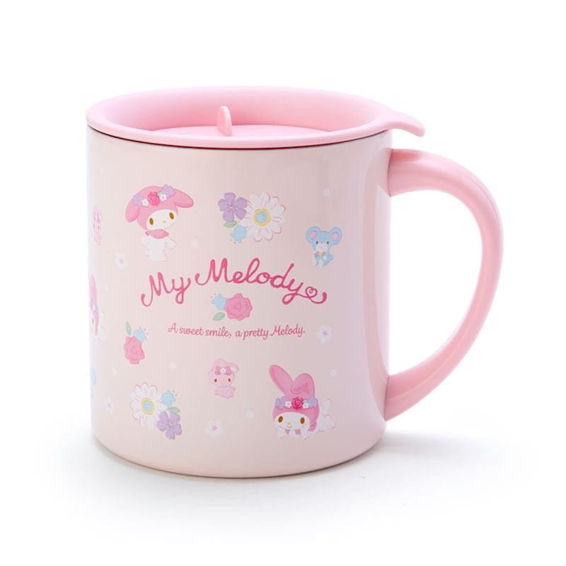 日本🇯🇵 Sanrio 三星麗鷗蓋式不绣鋼杯～My Melody 300ml