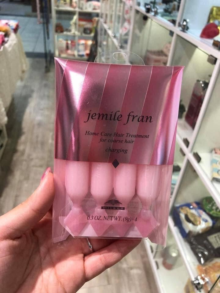 Milbon 玫麗盼 jemile fran 護理髮膜 ～9g*4攜帶型