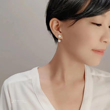 Load image into Gallery viewer, ❤️Ada白貝母四葉草珍珠耳環
