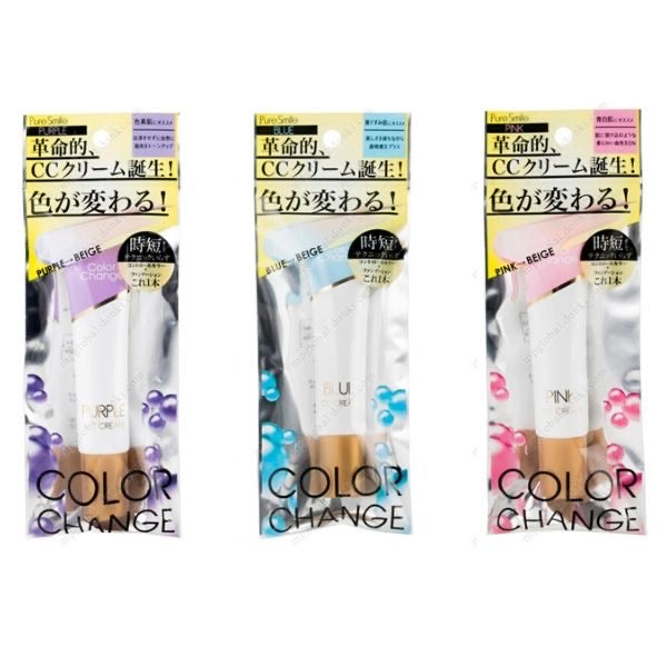 Pure Smile Color Change CC cream 變色CC霜～粉（白皙肌膚適用）20g