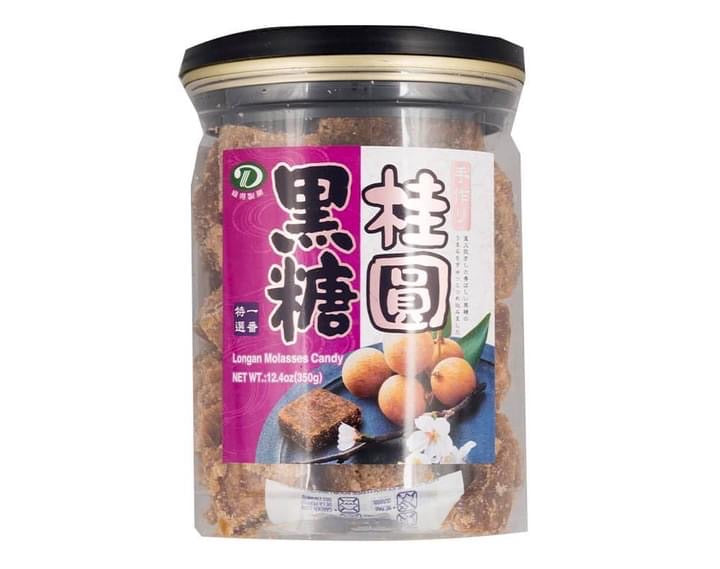 台灣綠得黑糖桂圓塊300g