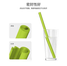 Load image into Gallery viewer, 響應環保♻️ 可撥開清洗的矽膠吸管上架囉！📣
