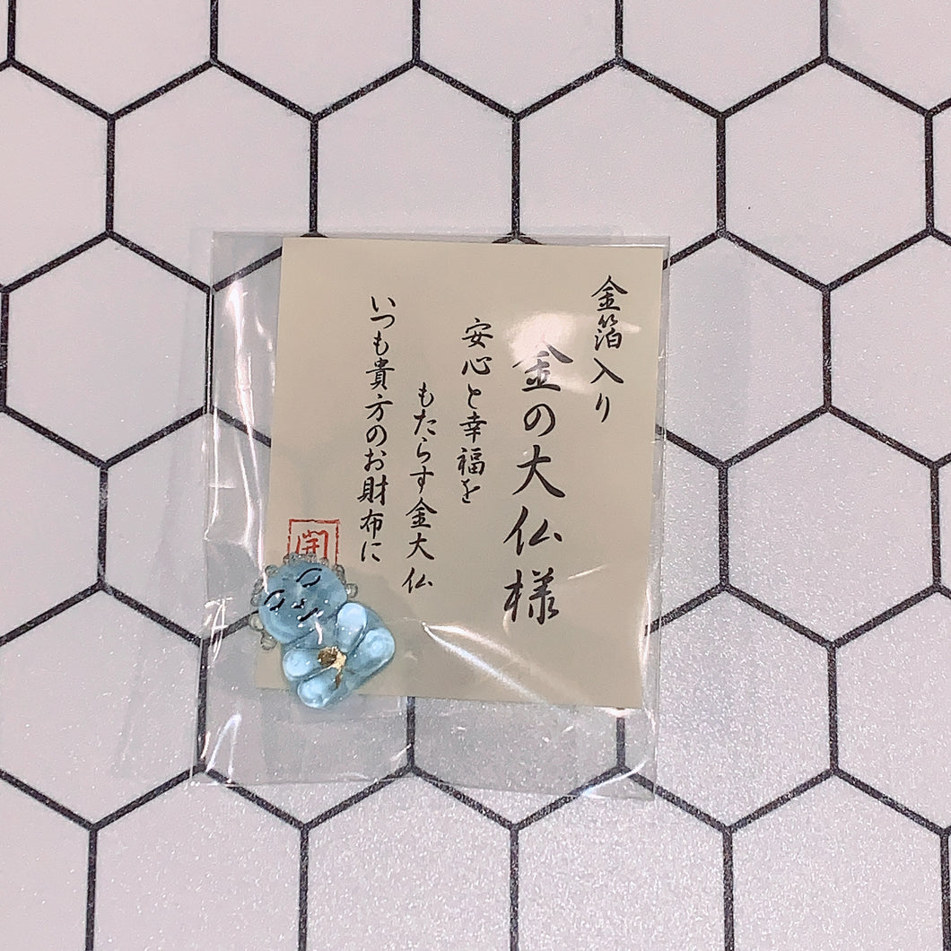 日本 熟為人知的 招財開運小物 琉璃金箔錢包御守～大佛