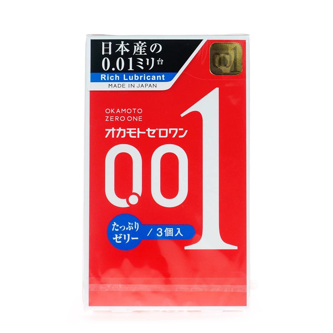 日本製Okamoto岡本0.01～雙倍潤滑型3入