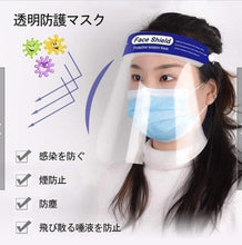 Load image into Gallery viewer, 【外出防護】可重複使用的透明防護面罩
