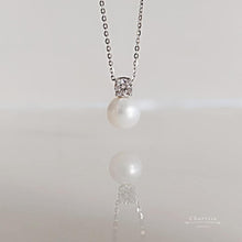 Load image into Gallery viewer, 經典黛妃款手工珍珠耳針項鍊組
