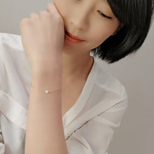 Load image into Gallery viewer, Aggie 單粒日本Akoya 珍珠手鍊
